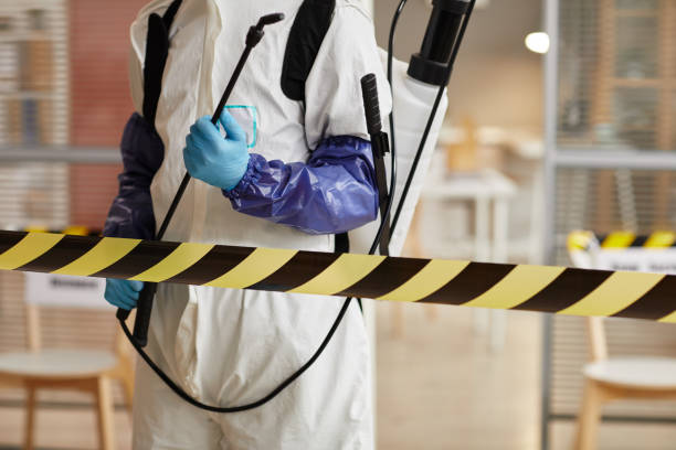 Professional Blood Cleanup technician working in Farmville, NC